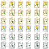 DICOSMETIC 36Pcs 6 Styles Rack Plating Alloy Enamel Pendants FIND-DC0002-91-1