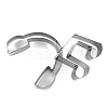 Non-Tarnish 430 Stainless Steel Cookie Cutters MUSI-PW0002-022-3