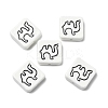 Handmade Porcelain Beads PORC-Z004-02B-1