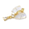 Real 18K Gold Plated Rack Plating Brass Pendants KK-Q009-06G-06-2