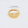 Adjustable Vintage Brass Open Cuff Rings for Women TS0392-1-3