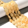 Natural Yellow Jade Beads Strands G-I377-A04-1