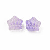 Two Tone Transparent Spray Painted Glass Beads GLAA-Q092-02-C01-3