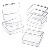 Square Plastic Bead Storage Containers CON-FS0001-07B-4