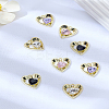 8Pcs 4 Colors Alloy Pendants FIND-LP0005-98-1