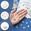 64Pcs 16 Styles Anti-Tarnish 201 Stainless Steel Charms STAS-FS0001-63-2