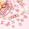 60Pcs Enamel Resin Cabochons RESI-SP0001-36-4