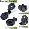 40Pcs 2 Colors Shade Cloth Plastic Clips KY-CA0001-26-4