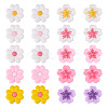 20Pcs 10 Styles Silicone Beads SIL-TA0002-90-2