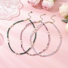 White Jade and Amethyst Necklaces NJEW-JN05340-1