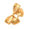 Ion Plating(IP) 304 Stainless Steel Bowknot Finger Rings for Women RJEW-S414-46B-G-2