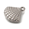 Anti-Tarnish 304 Stainless Steel Pendants STAS-M075-12P-2