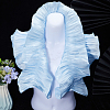 Polyester Satin Chiffon Wavy Lace OCOR-WH0082-147C-1