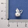 925 Sterling Silver Solid Gourd Charms STER-D300-07S-3