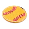 Sports Ball Theme Computerized Towel Fabric Embroidery Iron on Cloth Patches PATC-WH0007-23A-2