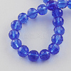 Transparent Glass Bead Strands GLAA-R095-10mm-24-2