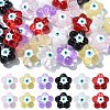 30Pcs 6 Colors Transparent Glass Beads GLAA-CJ0002-62-1