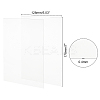 Transparent Plastic Board with Protective Paper for Photo Frame Replacement DIY-OC0003-74C-2