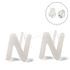 Hypoallergenic Bioceramics Zirconia Ceramic Stud Earrings EJEW-F340-04N-1