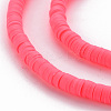Handmade Polymer Clay Bead Strands CLAY-T002-4mm-74-3