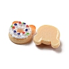 Imitation Food Resin Decoden Cabochons X-CRES-R199-04-2