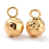 Ion Plating(IP) 304 Stainless Steel Charms X-STAS-O147-03A-G-2