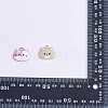 24Pcs 8 Styles Alloy Enamel Pendant Cute Print Cat Head Pendant DIY Necklace Bracelet Pendant Earring Accessories JX584A-8