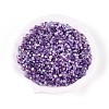 Transparent Spray Painted Glass Beads X1-EGLA-N018-4mm-01-1