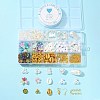 DIY Imitation Pearl Earring Bracelet Necklace Making Kit DIY-FS0003-09-1