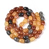 Baking Paint Crackle Glass Beads Strands DGLA-N019-01A-04-2