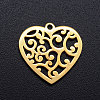 201 Stainless Steel Pendants STAS-T046-JN254-2-1