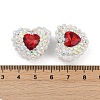 Polymer Clay Glass Rhinestone Beads CLAY-NH0001-13B-3