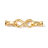 Brass Fold Over Clasps KK-U016-20G-1