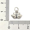 925 Sterling Silver Flower Charms with Jump Rings and 925 Stamp LS-STER-M021-02AS-04-3