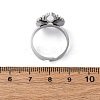 304 Stainless Steel with Rhinestone Finger Rings RJEW-Q020-17P-3