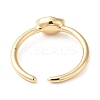 Zinc Alloy and 14K Gold Open Cuff Ring LS-RJEW-Q169-01G-02-3