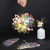 PET Snowflake Pendant Decorations AJEW-WH20020-014B-3