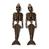 Tibetan Style Alloy Big Pendants LS-X-TIBE-Q067-01AB-NR-2