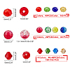 3 Style Glass Beads GLAA-FH0001-31-6