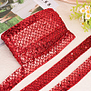 Polyester with PT Paillette Lace Trim Ribbon OCOR-WH20073-01A-3