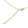 Colorful Cubic Zirconia Pendant Necklace NJEW-F307-02A-4
