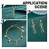 6Pcs 201 Stainless Steel Pendants STAS-UN0034-31-6
