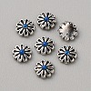 Tibetan Style Alloy Cabochons MRMJ-WH0075-97B-2
