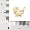 Brass Pave Clear Cubic Zirconia Pendants KK-Z061-08G-01-3