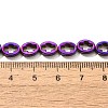 Electroplated Synthetic Non-magnetic Hematite Beads Strands G-L613-Z01-01C-4