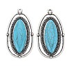 Tibetan Style Alloy Big Pendants PALLOY-S120-305AS-RS-1