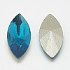 Pointed Back Glass Rhinestone Cabochons RGLA-T083-4x8mm-14-2