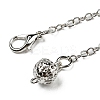 Natural Tiger Eye Bullet Charm G-Q1002-07P-09-3