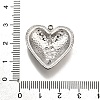 304 Stainless Steel Pendants STAS-M116-08P-3