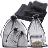 100pcs 3 Styles Large Organza Pouches Portable Shoes Bag Travel Storage Drawstring Bags OP-SP0001-04-1